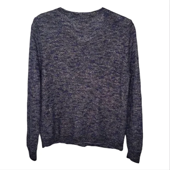 Eileen Fisher Blue Linen Blend Pullover Size Medium - Picture 2 of 6